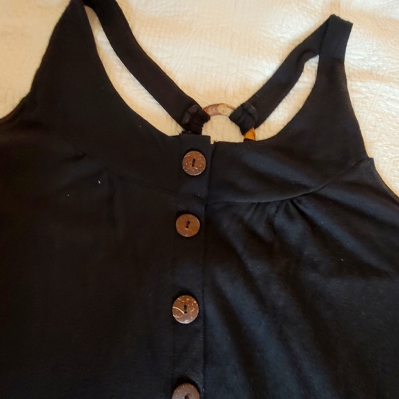 Janette Plus U.S.A Women's Tank Top Trappy Back Color Black Size 3XL NWOT - Picture 4 of 12